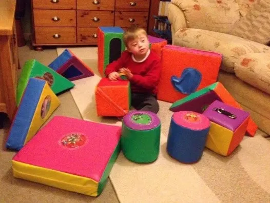 12 Piece Soft Sensory Interactive Play Box