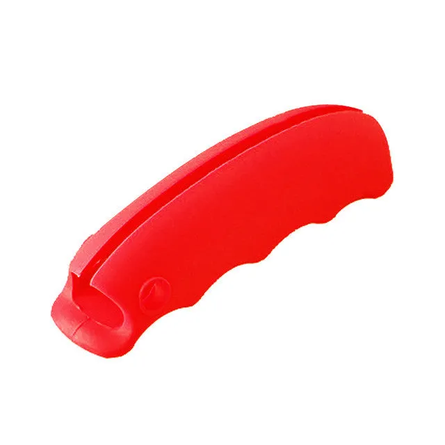 1Piece Random Color Bag Carrying Handle Tools Silicone Knob Relaxed Carry Shopping Handle Bag Clips Handler Kitchen Tools