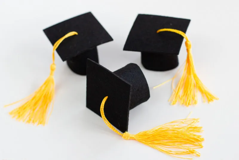 2024 Graduation Shapes- Choose from "2024" Number Set and Mortar Board Caps with Tassels