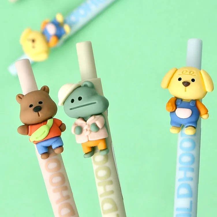 225332 HAPPY CHILDHOOD ANIMALS RETRACTABLE GEL PEN-32