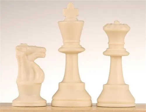 3 3/4" Colored Chess Pieces - Set of 17 Pieces