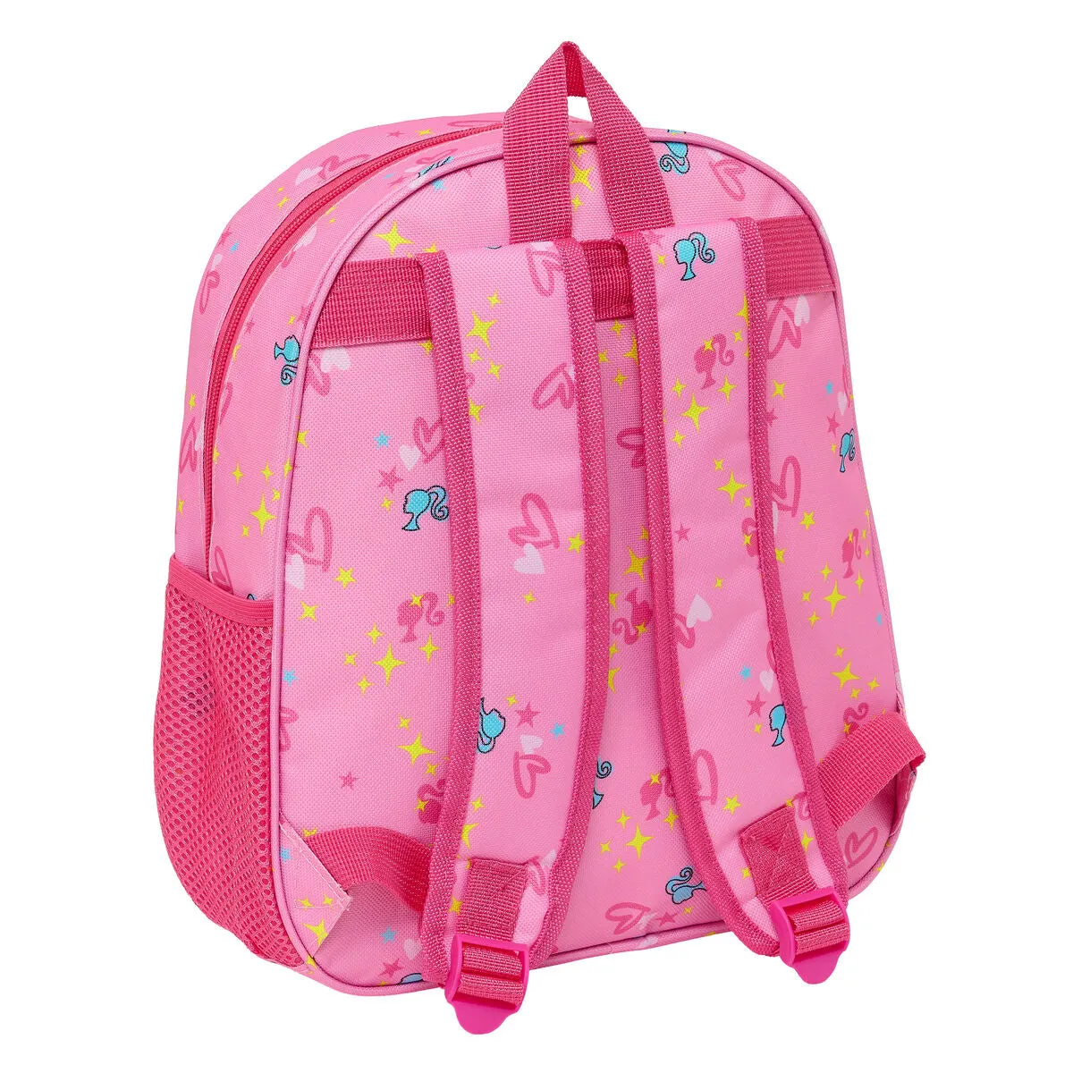 3D School Bag Barbie Pink Fuchsia 27 x 33 x 10 cm