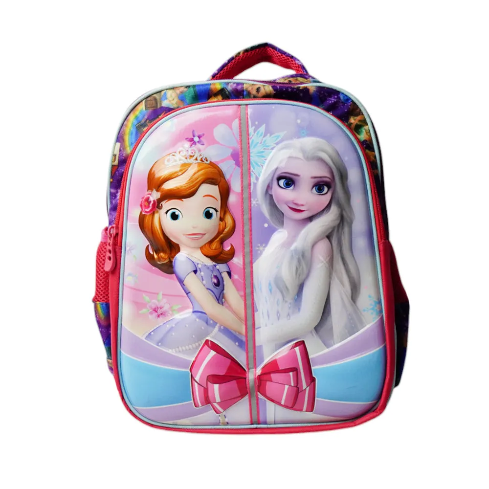 7832 SCHOOL BAG PACK SOFIA&FROZEN 14INCH