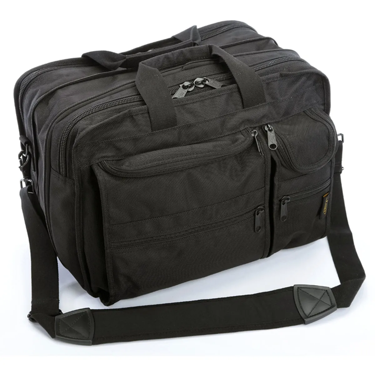 A. Saks EXPANDABLE Ballistic Nylon Organizer Briefcase