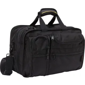 A. Saks EXPANDABLE Ballistic Nylon Organizer Briefcase