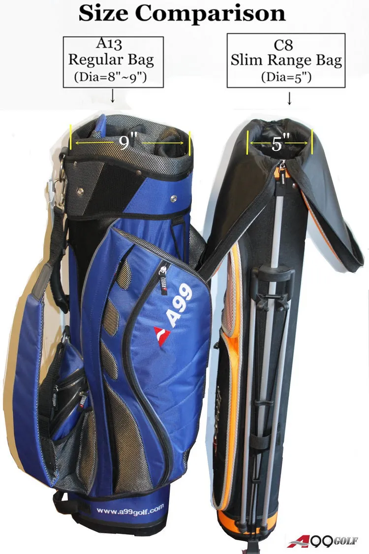 A99Golf C8-II Practice Range Bag Sunday Stand Pencil Carry Bag