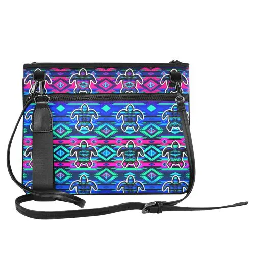 Adobe Sunset Turtle Slim Clutch Bag