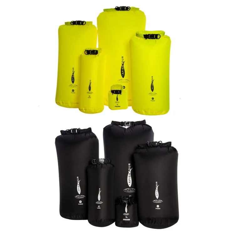 AFISHTOUR Outdoor Bunch Storage Bag Multi-Function Light Thin Waterproof Storage Bag, Size: 10L(Yellow)