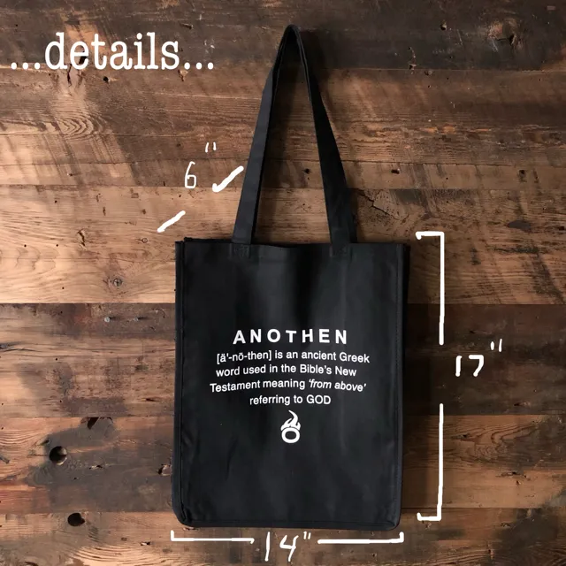 Anothen Basics Large Canvas Tote