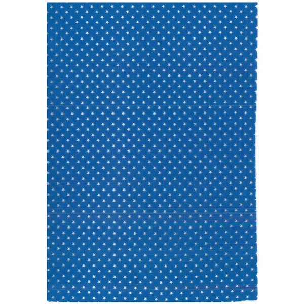 Arbee Diecut Felt Sheets, Star Blue- 10pk