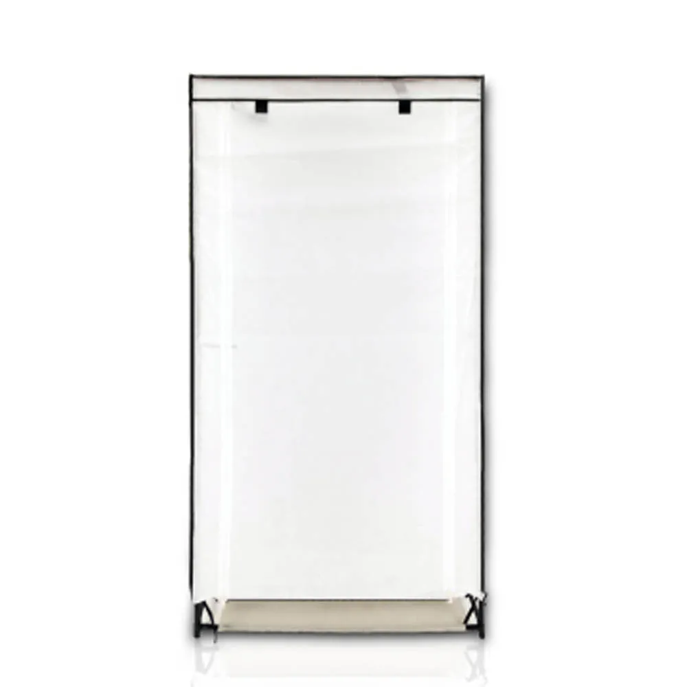 ATHome Lightweight, Durable, Dust and Moisture Proof, Easy Open Portable Closet Wardrobe, 28 inches. White