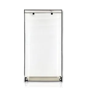 ATHome Lightweight, Durable, Dust and Moisture Proof, Easy Open Portable Closet Wardrobe, 28 inches. White