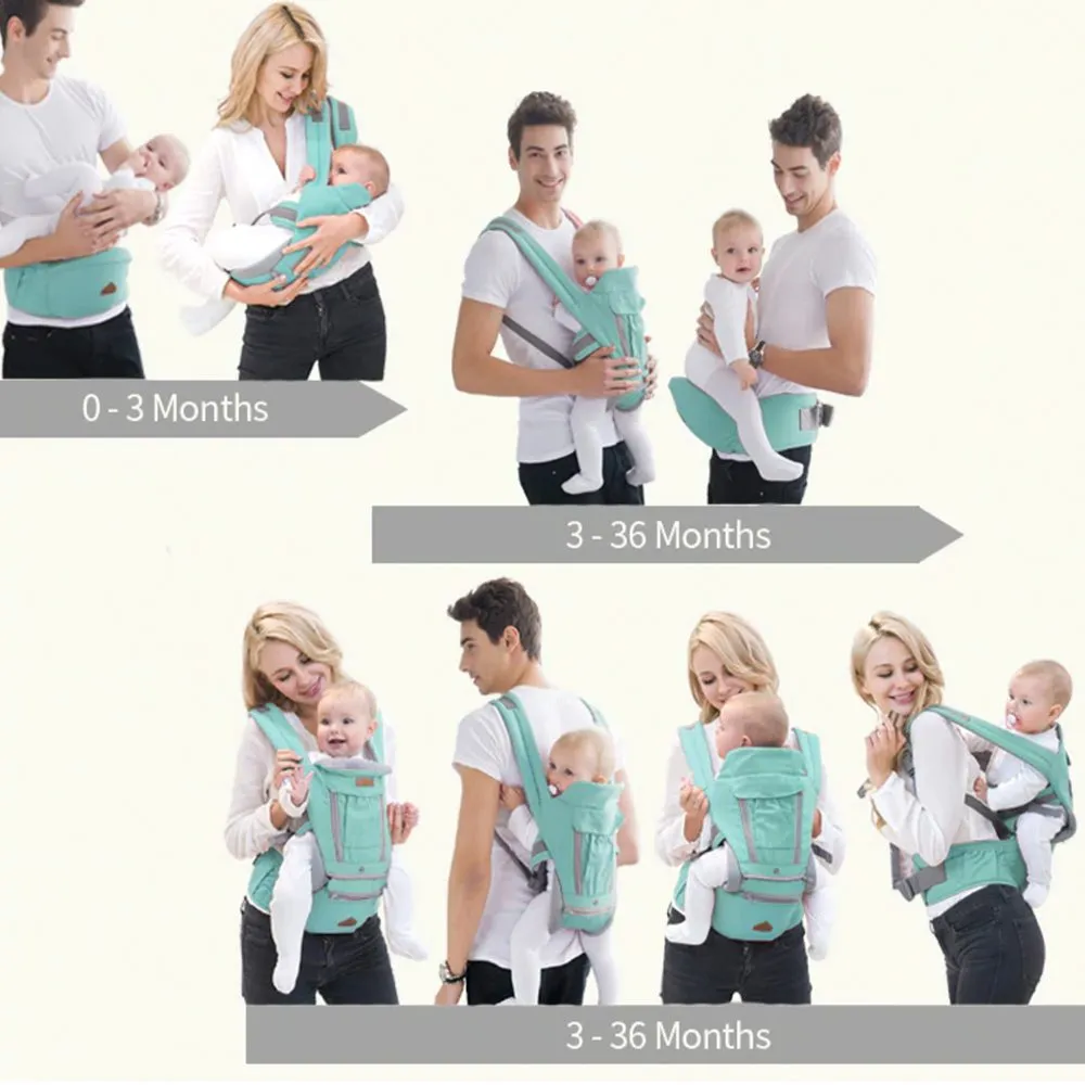 Baby Carrier - Infant Carrier with Hipseat, Rated Best Baby Carrier for 0-36 Months