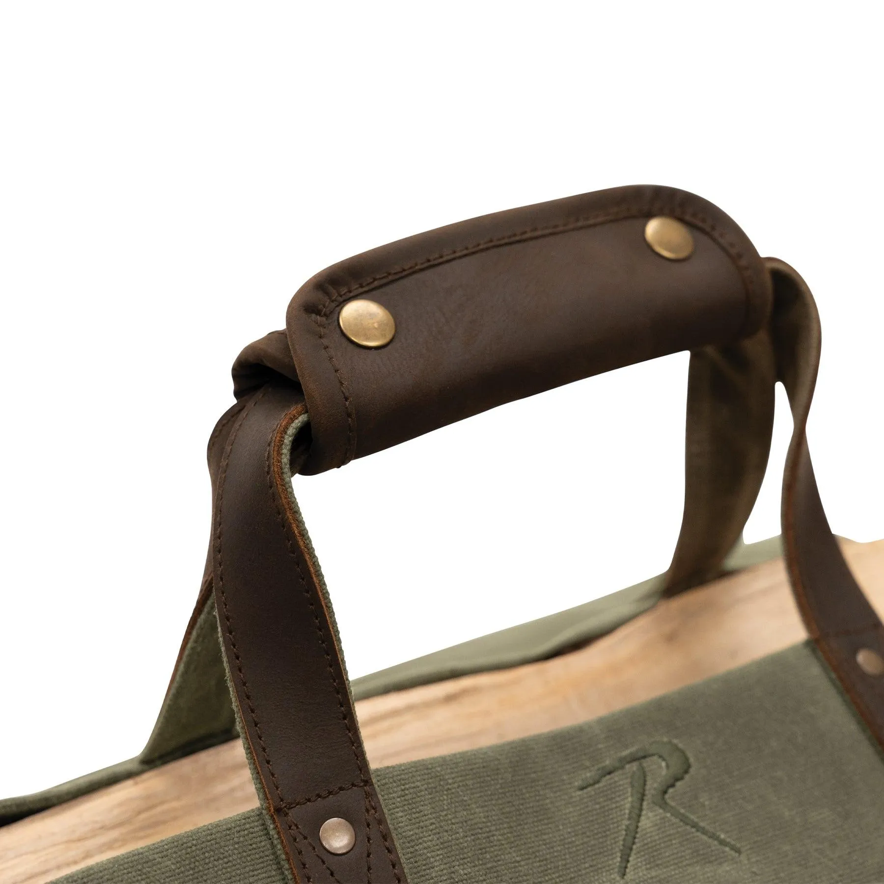 Backwoods Waxed Canvas Log Carrier