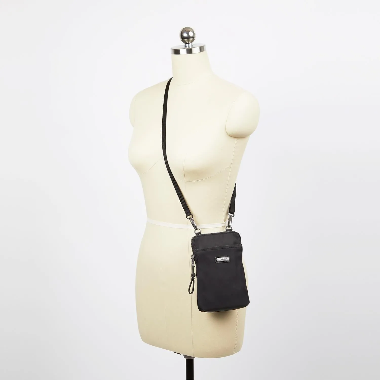 Baggallini Broadway Crossbody Black Nylon