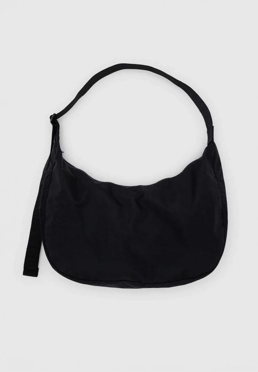 Baggu Large Nylon Crescent Bag Black