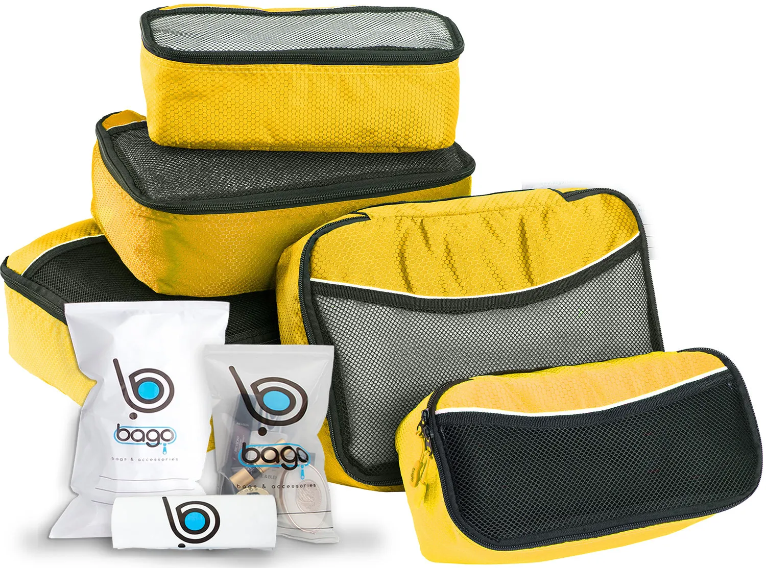 Bago 5 Set Packing Cubes For Travel - Luggage & Bag Organizer