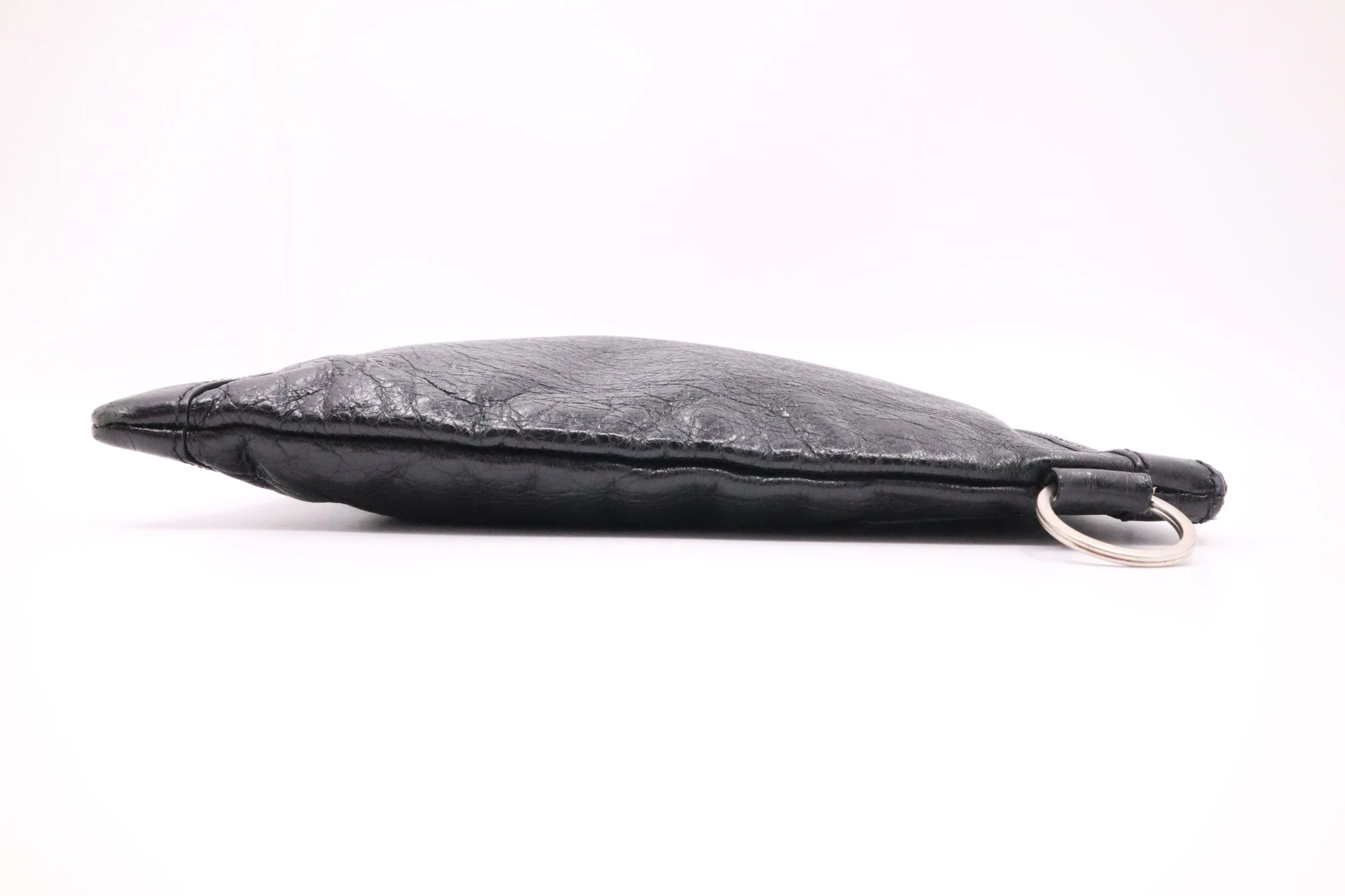 Balenciaga Le Cagole Clutch in Black Leather