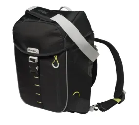 Basil Miles Daypack Bicycle Bag 17L Black Lime