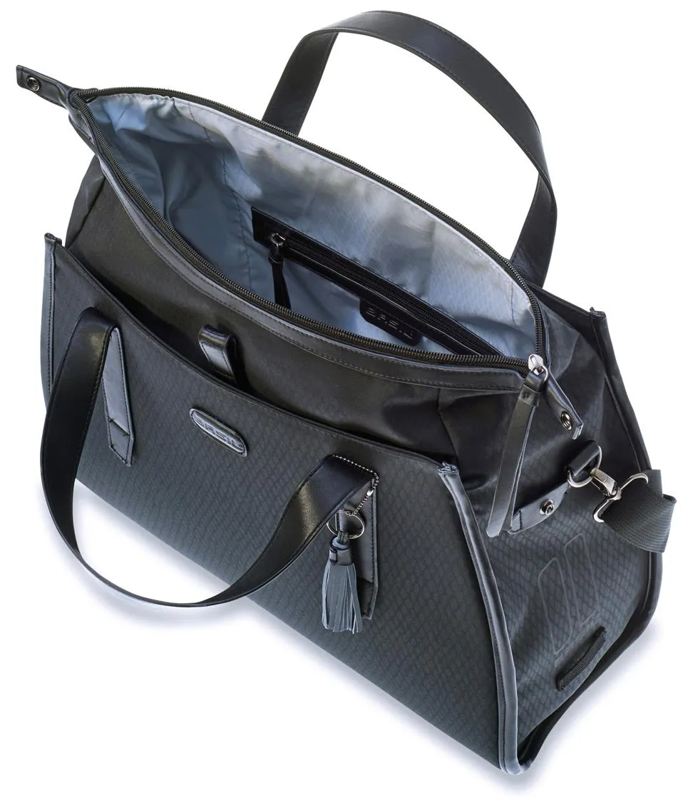 Basil Noir Business Shoulder Bike Bag Midnight Black