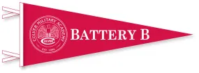 Battery B Pennant - 9" x 24"