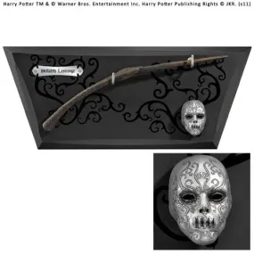 Bellatrix Wand with Wall Display & Mini Mask - Noble Collection NN7976