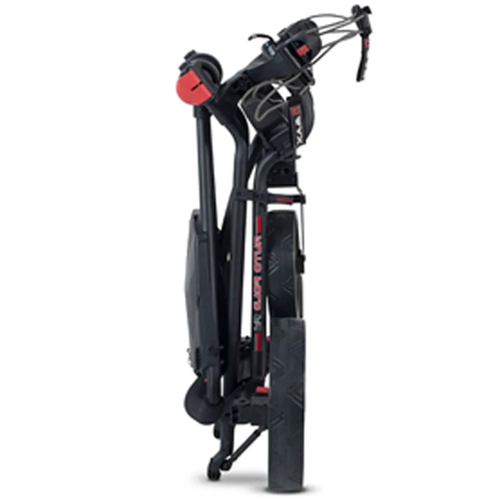 Big Max Autofold FF 3-Wheel Push Trolley - Black