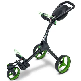 Big Max IQ 360 3-Wheel Push Trolley - Black/Lime