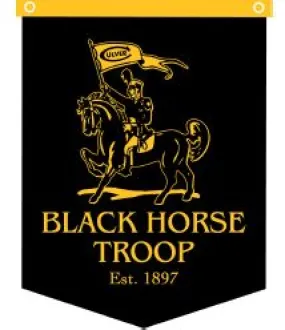 Black Horse Troop Past Banner -  18" x 36"