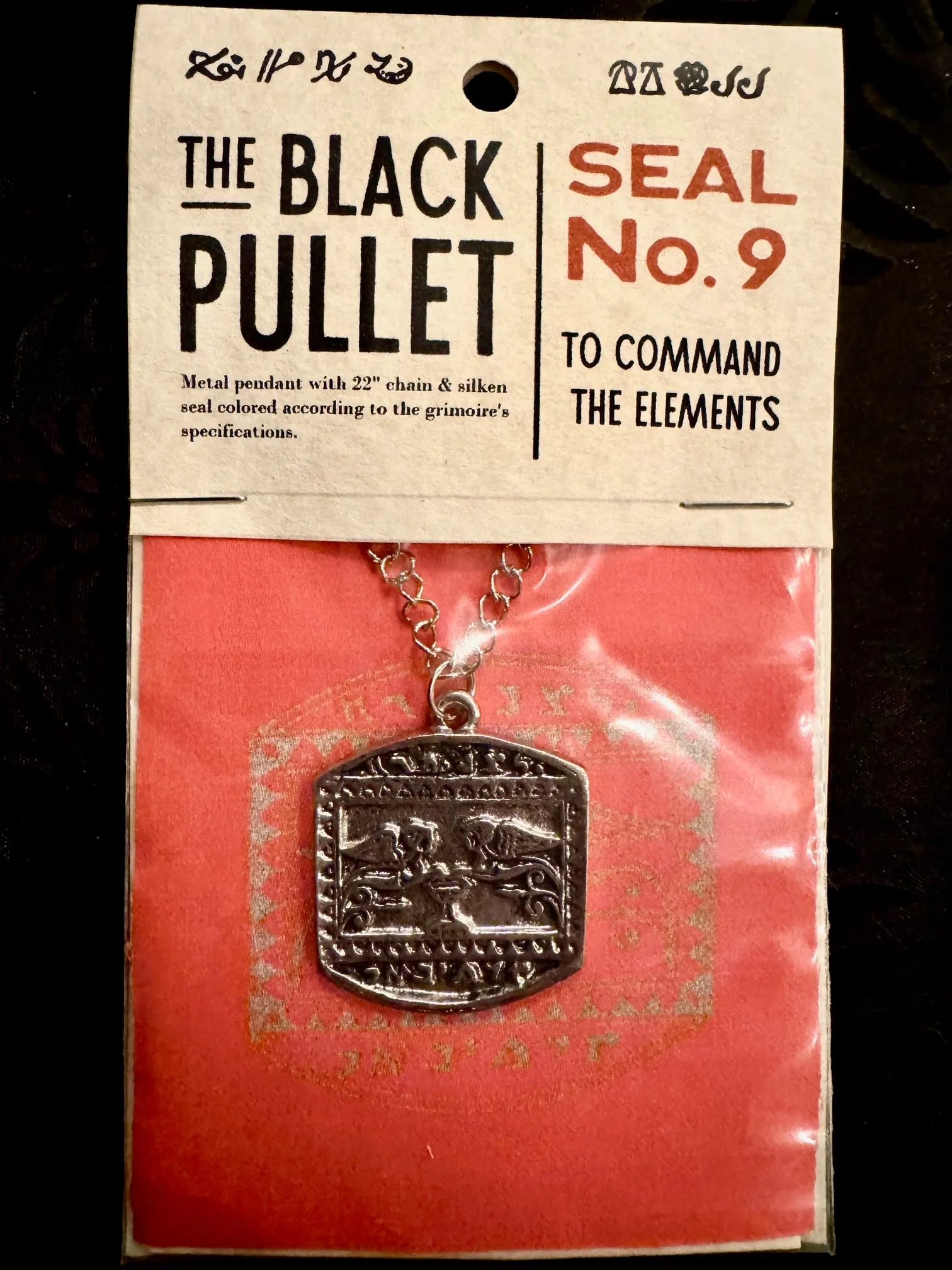 Black Pullet Seal No. 9 Medallion and Patch