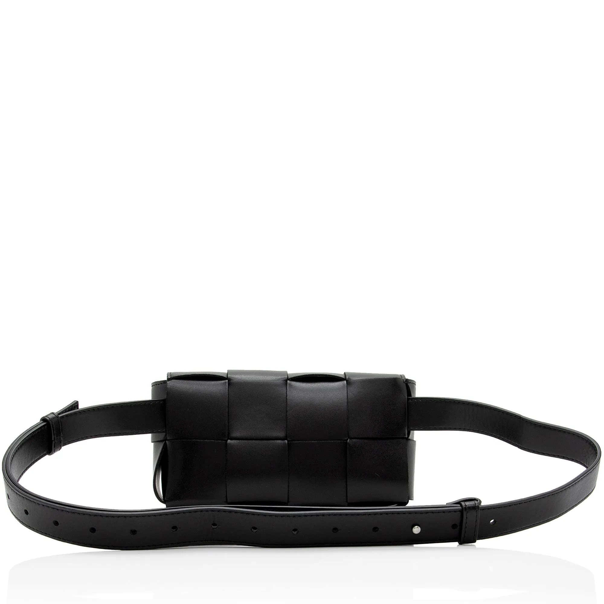 Bottega Veneta Lambskin Cassette Belt Bag (SHF-NRy7kE)