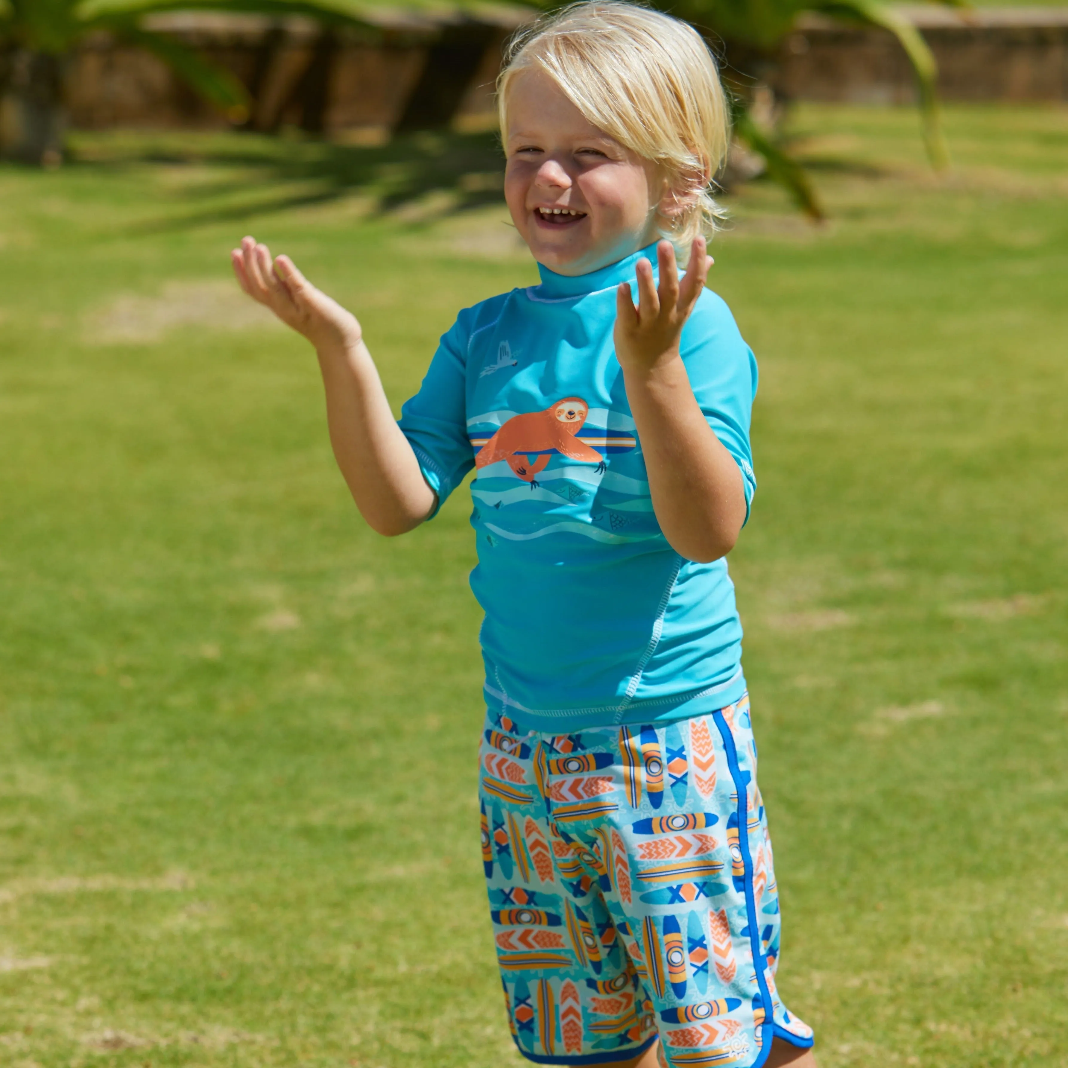 Boy's Retro Board Shorts