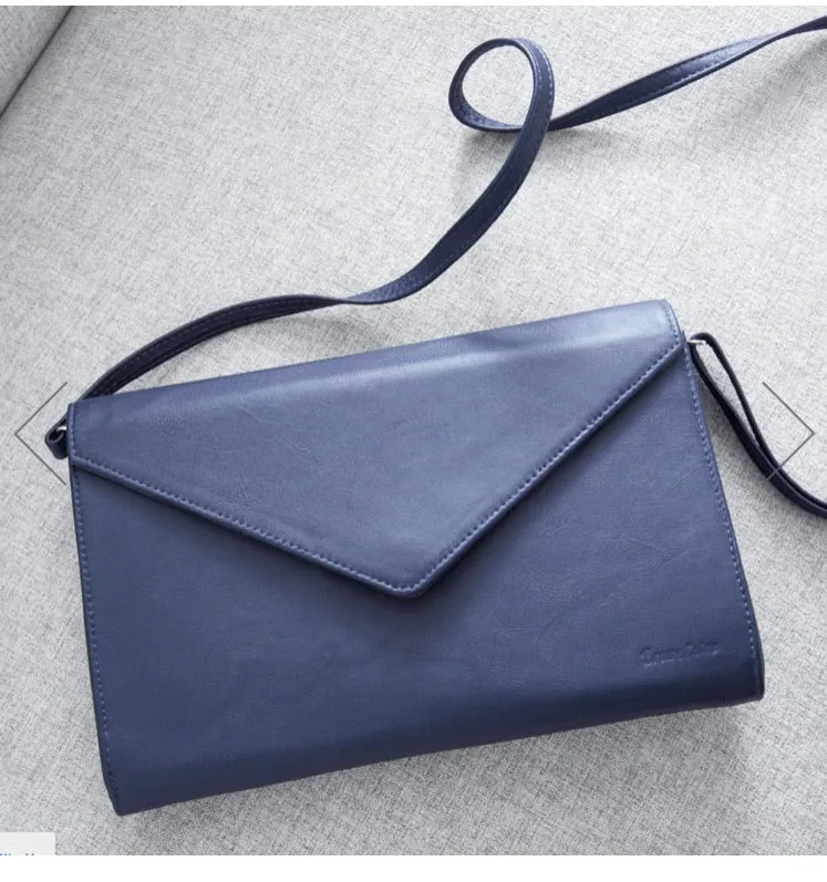 BRAVE SOLES HEATHER LEATHER ENEVLOPE CLUTCH