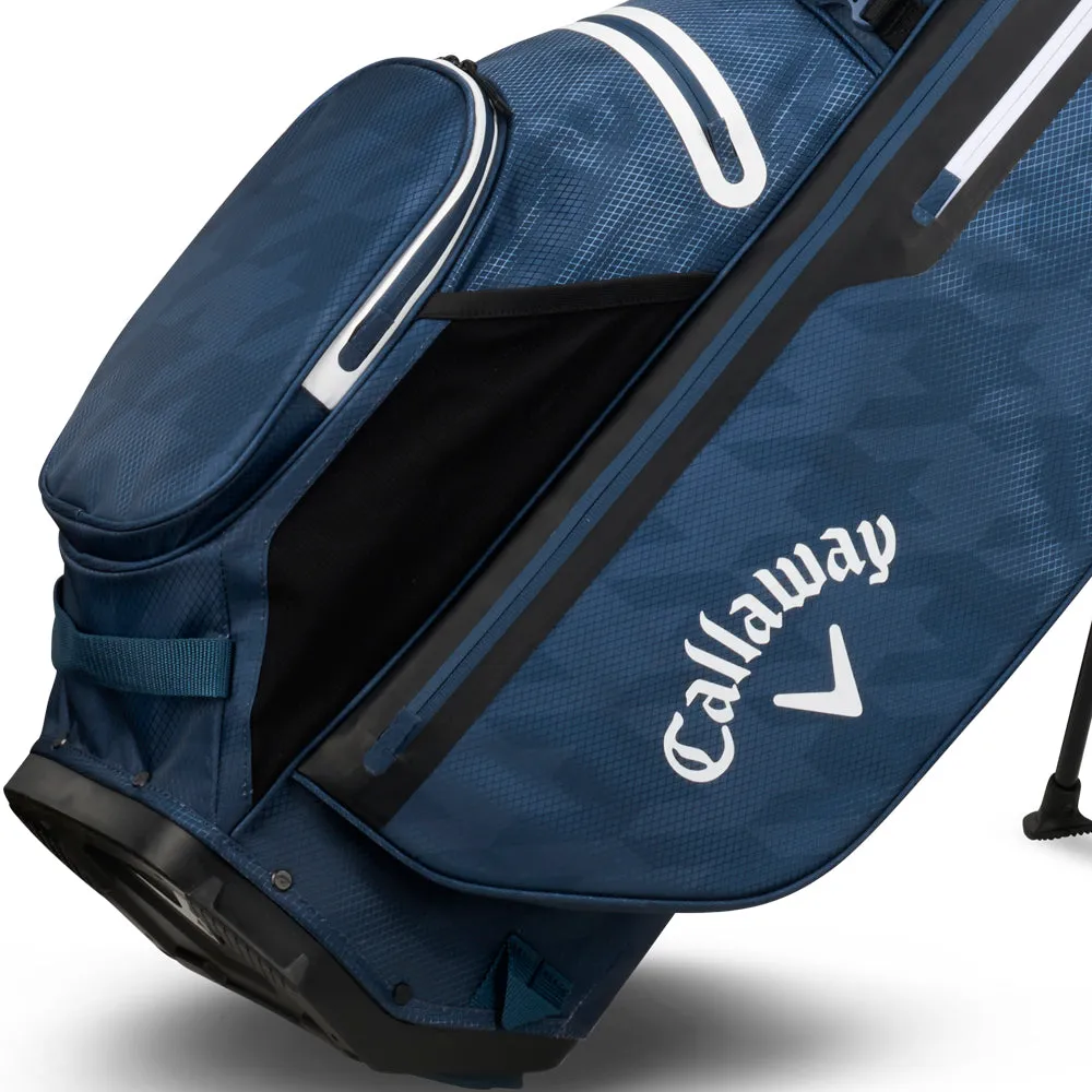 Callaway Fairway Plus HD Waterproof Stand Bag - Navy Houndstooth