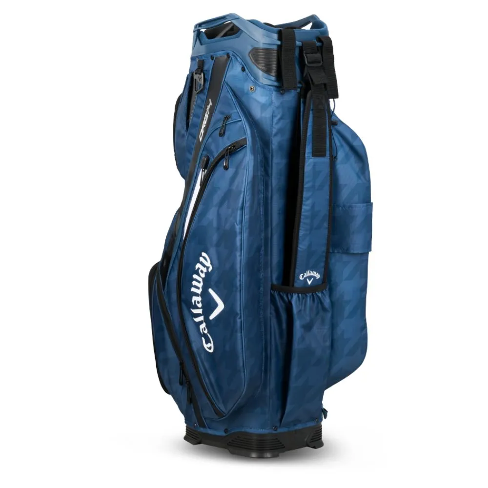 Callaway Golf Org 14 Cart Bag 2024 - Navy Houndstooth