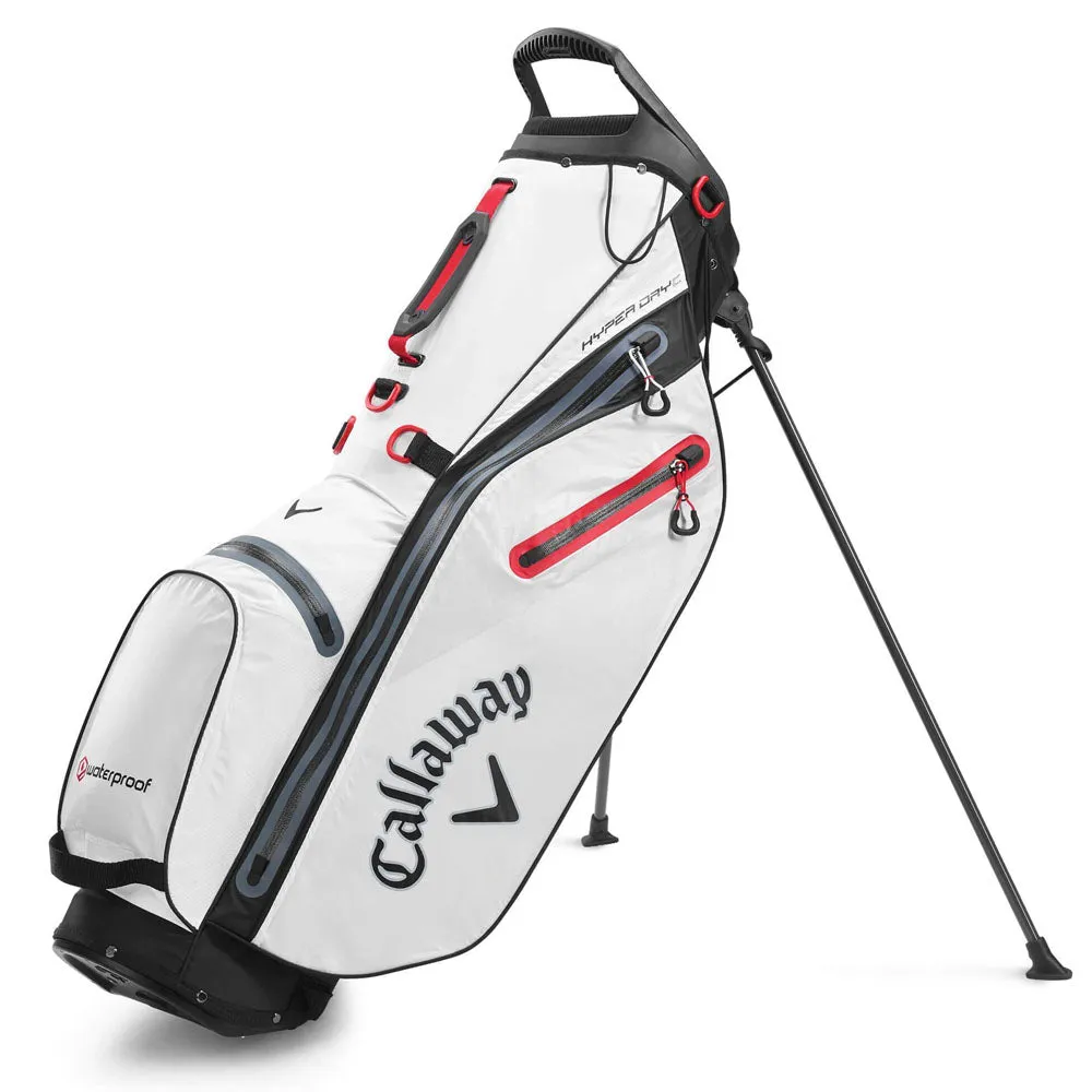 Callaway Hyper Dry C Stand Bag - White/Black