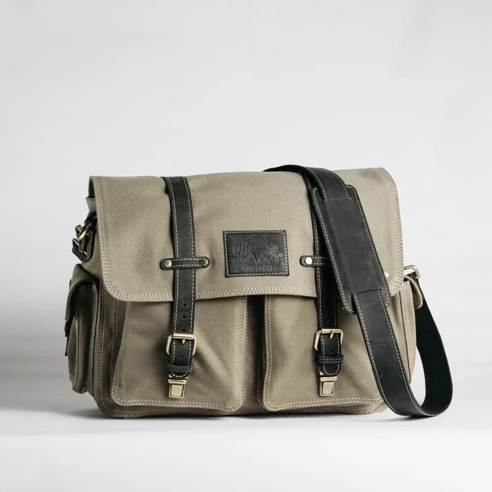 Canvas Crossbody Satchel