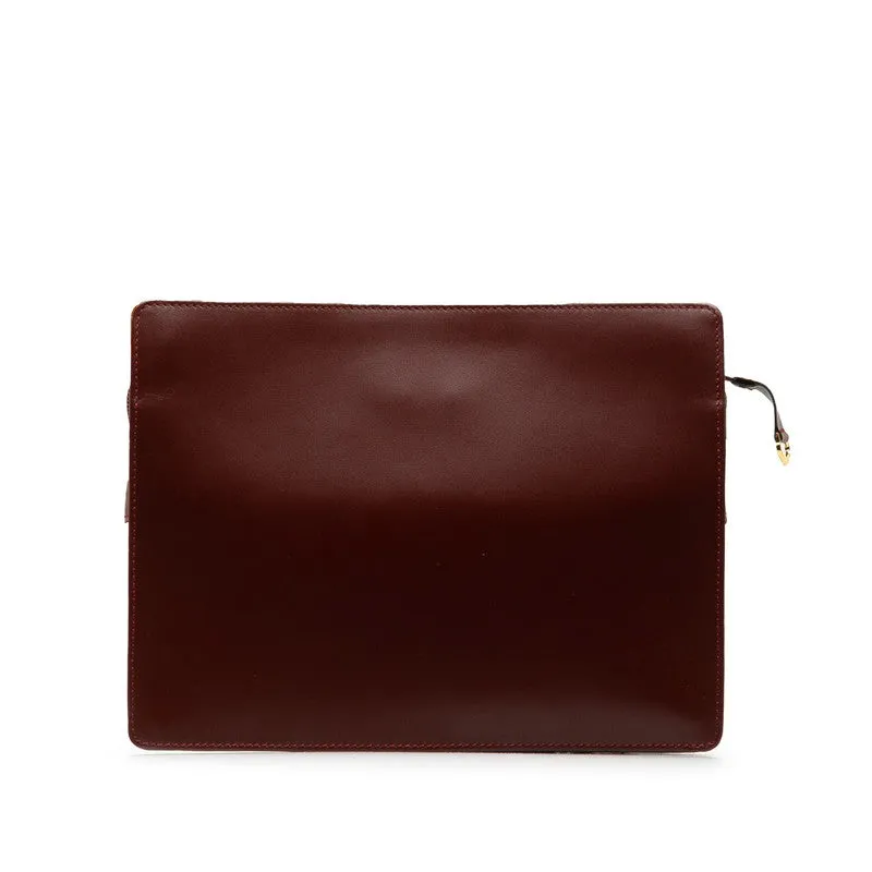 Cartier Must Line Leather Clutch Bag