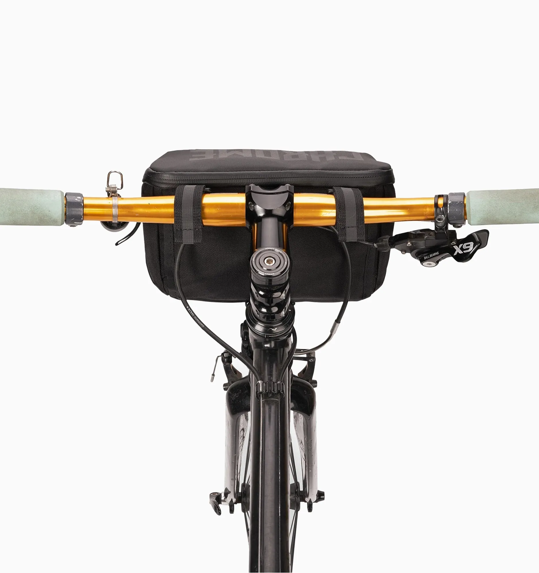 Chrome Helix Handlebar Bag