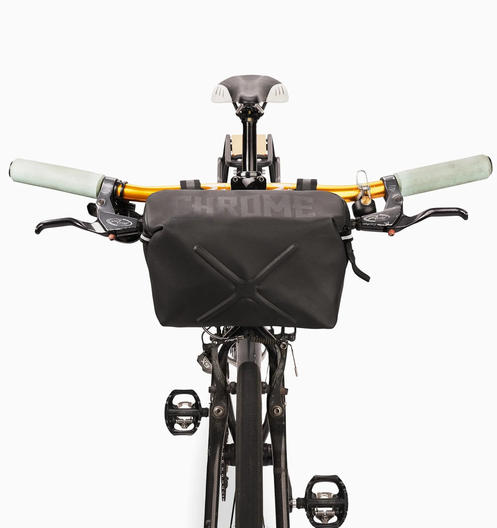 Chrome Helix Handlebar Bag