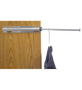 Chrome Sliding Closet Valet Rod