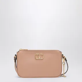 Cinnamon Rose Leather VLogo Signature Mini Bag