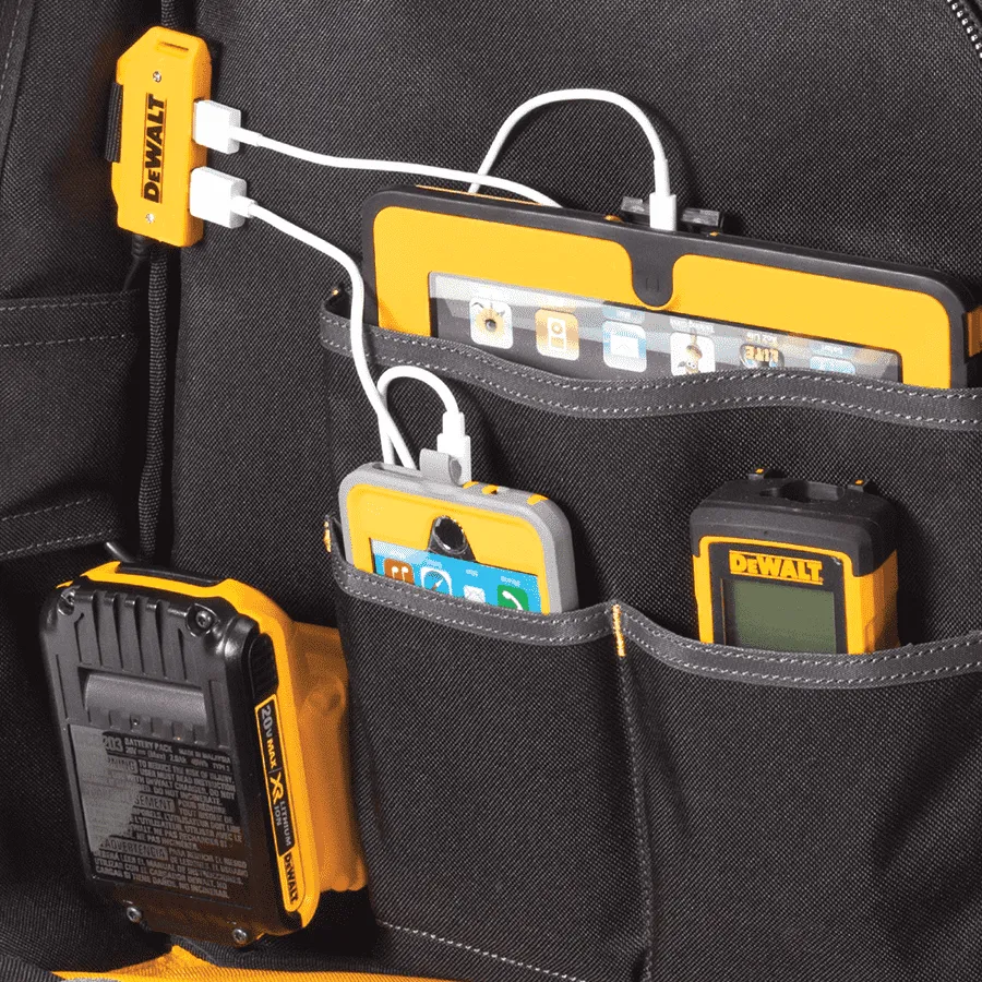 CLC DeWALT DGC530 23-Pocket USB Charging Tool Backpack