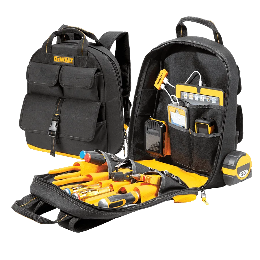 CLC DeWALT DGC530 23-Pocket USB Charging Tool Backpack