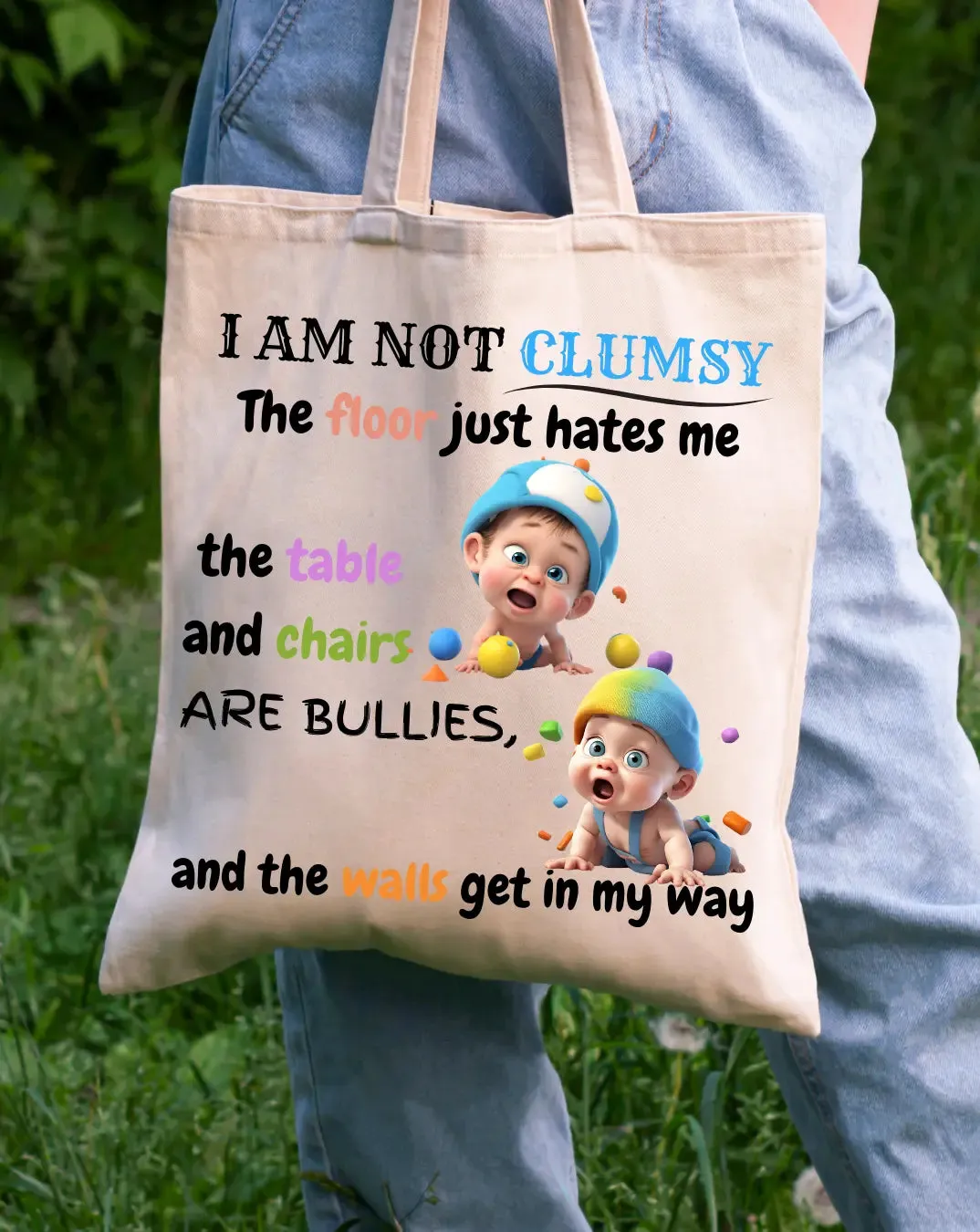 Clumsy Daily Thaila -  Canvas Reusable Bags