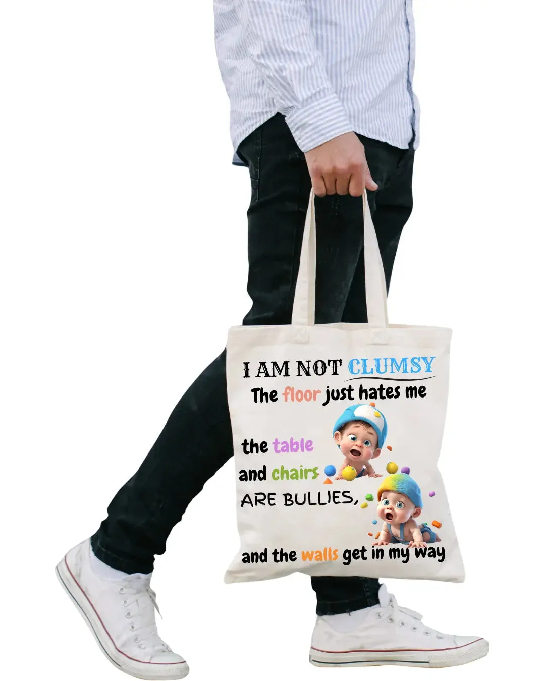 Clumsy Daily Thaila -  Canvas Reusable Bags