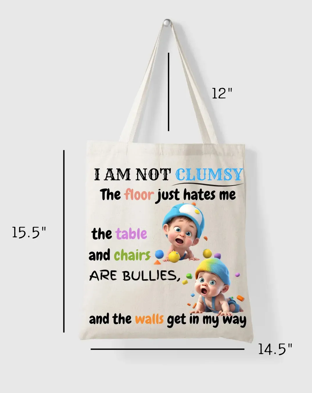 Clumsy Daily Thaila -  Canvas Reusable Bags