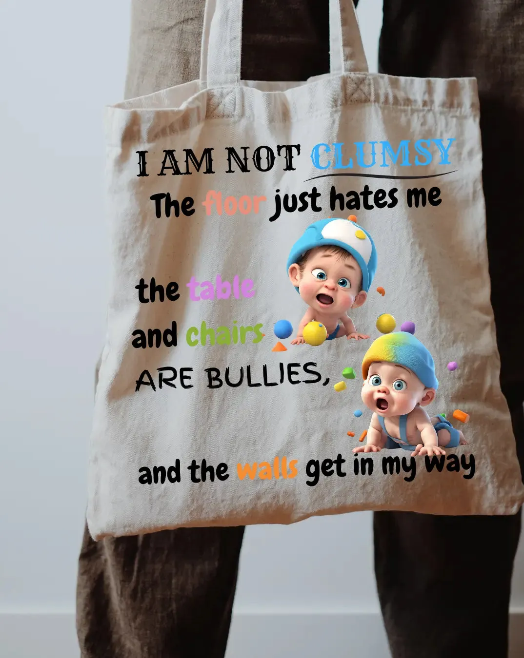 Clumsy Daily Thaila -  Canvas Reusable Bags