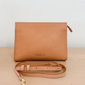 Combo Clutch Crossbody, Natural- "Liz"