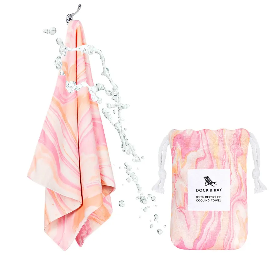 Cooling Gym Towel - Peach Melba